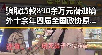 骗取贷款890余万元潜逃境外十余年四届全国政协原常委齐扎拉受贿58亿判无期